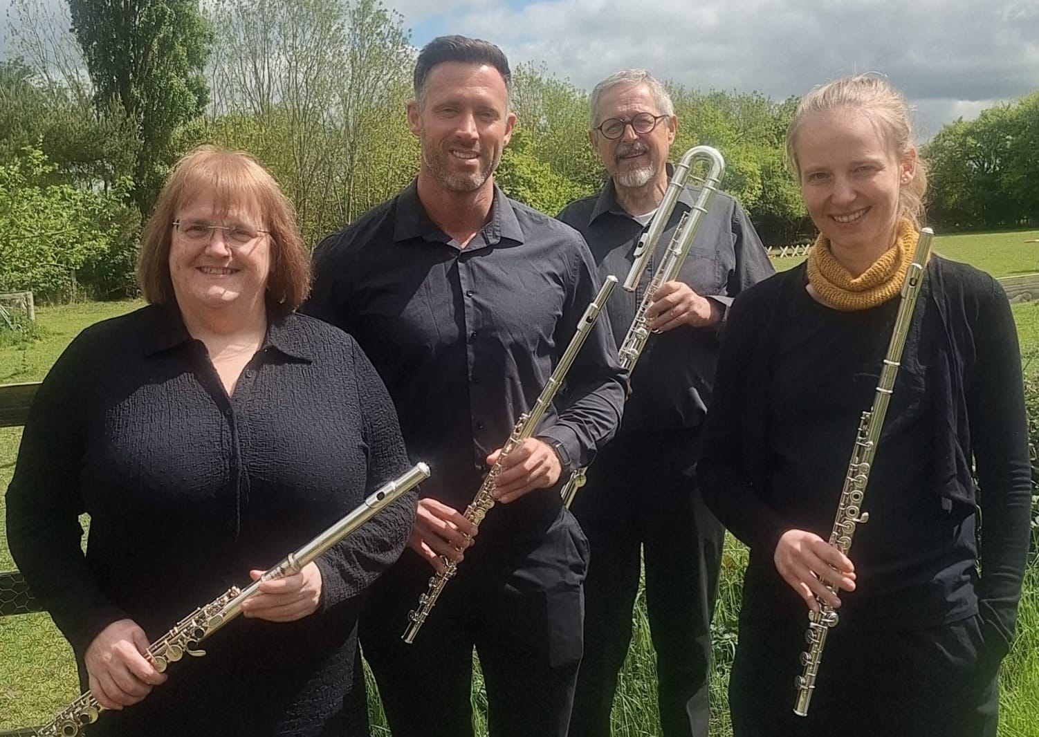 Orpheus Flute Quartet: Anne Heemskerk, Dan Jenkins, Cath Brooks and Hugh Lanham